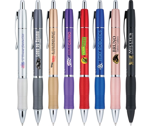 custom printed promotional pilot G2 Limited pens with logo and advertising message